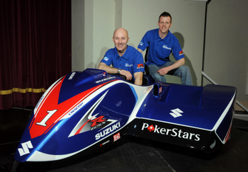 Dave Molyneux and Patrick Farrance with the new-look outfit (Stephen Davison/Pacemaker Press International)